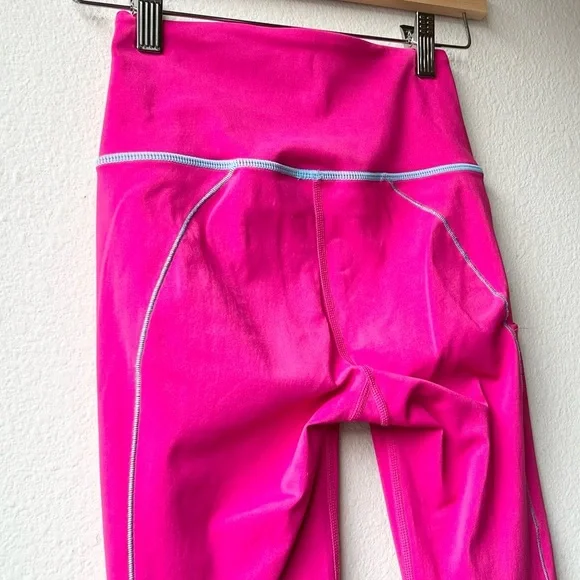 SPLITS59 Tread Highwaist Techflex 7/8 Legging Dragonfruit Pink Sz S